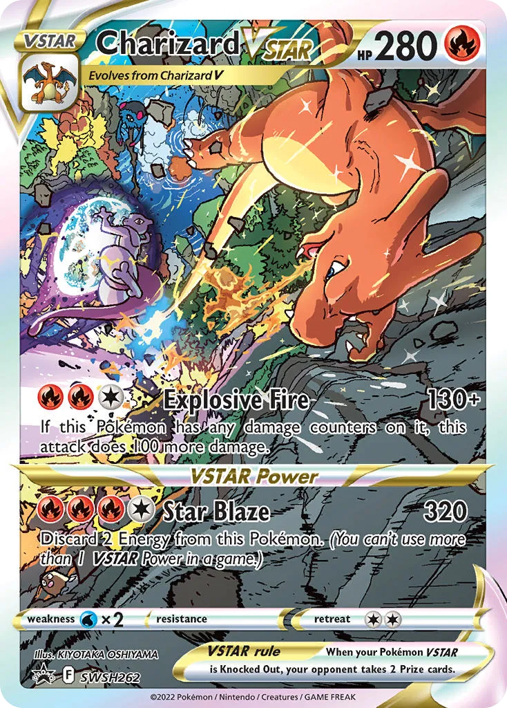 Charizard VSTAR #SWSH262, SWSH Black Star Promos Sword & Shield Ultra-Premium Collection-Charizard