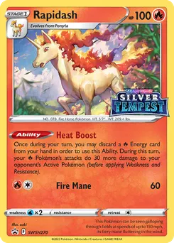 Rapidash #SWSH270, Prerelease