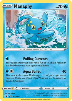 Manaphy #SWSH275, Silver Tempest Three Pack Blisters