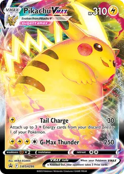 Pikachu VMAX #SWSH286, Crown Zenith Collections-Pikachu Vmax-Jumbo