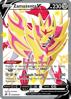 Zamazenta V #SWSH293, Crown Zenith Premium Figure Collection