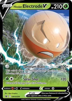 Hisuian Electrode V #SWSH294, Hisuian Electrode V Box