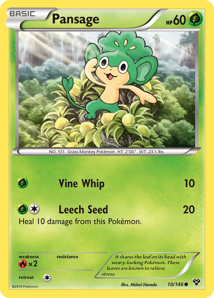Pansage #10, XY
