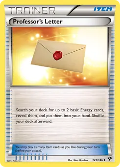 Professor's Letter #123, Standard