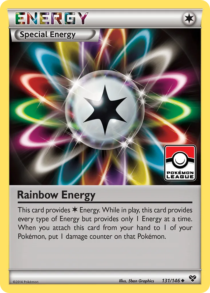 Rainbow Energy #131, XY Reverse Foil