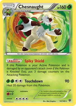 Chesnaught #14, Reverse Foil