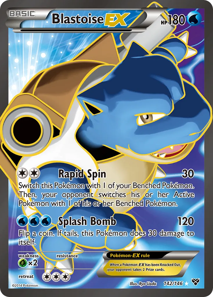 Blastoise-EX #142, XY