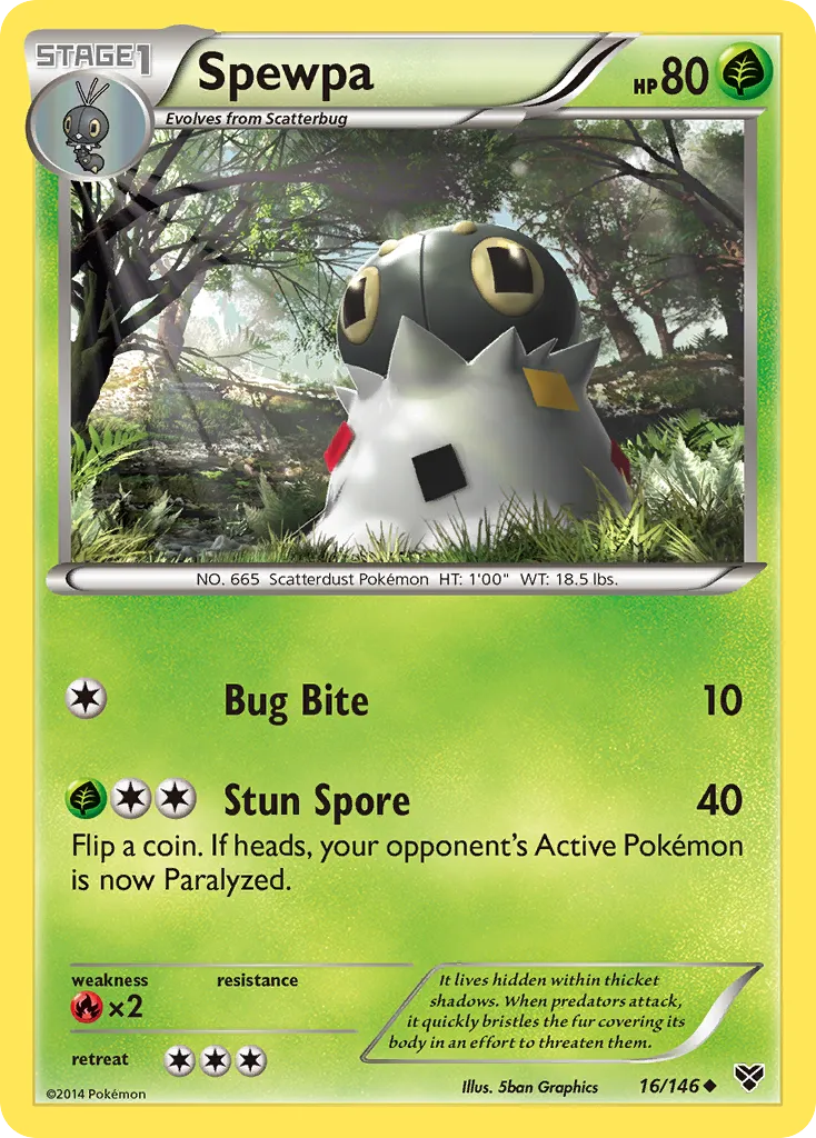Spewpa #16, XY Reverse Foil
