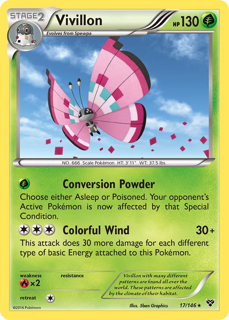 Vivillon #17, XY Meadow