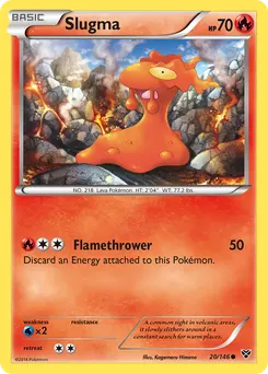 Slugma #20, Reverse Foil