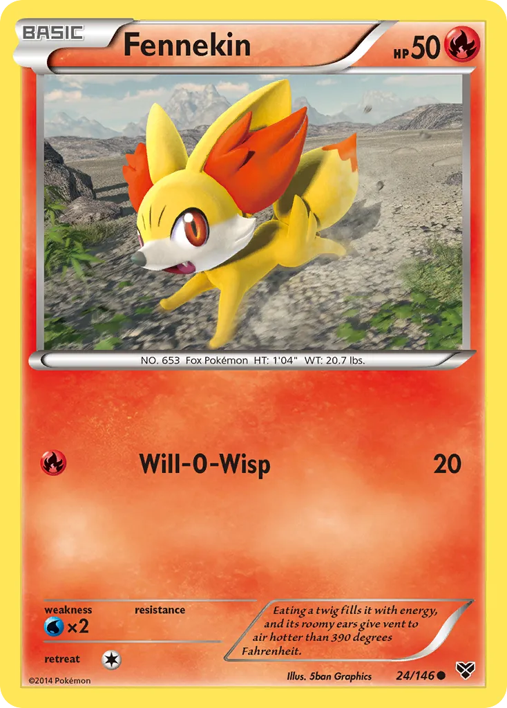 Fennekin #24, XY