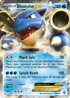 Blastoise-EX #29, Standard