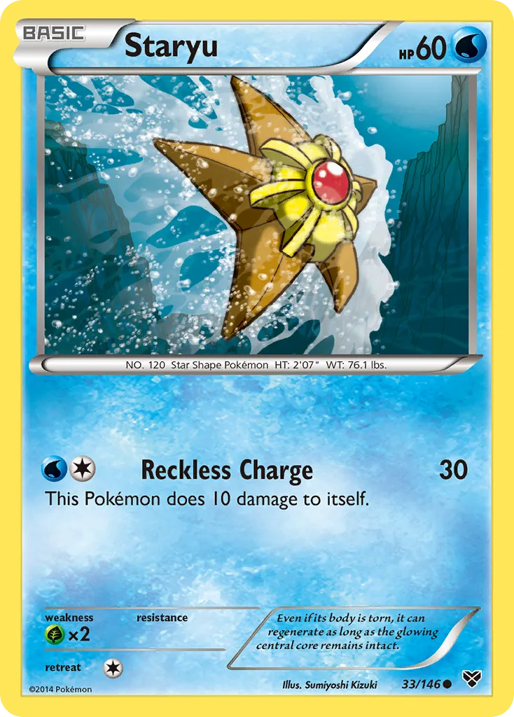 Staryu #33, XY