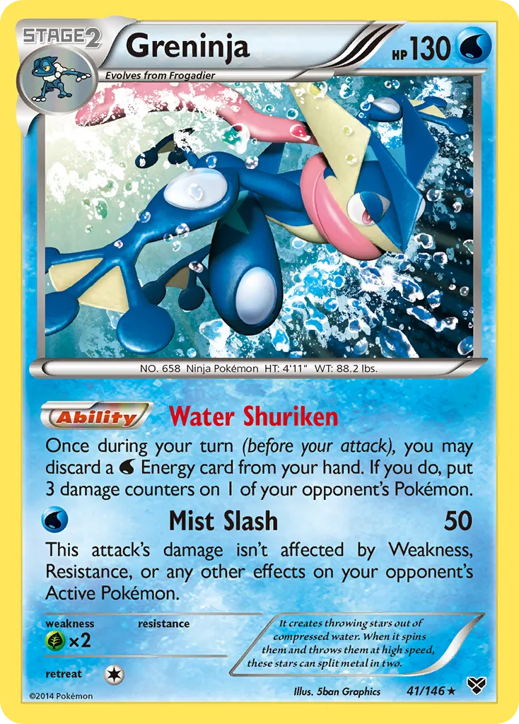 Greninja #41, XY Cosmos Ancient Origins Two Pack Blister