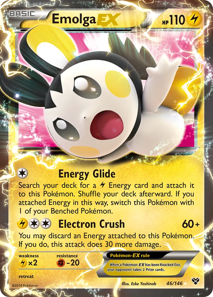 Emolga-EX #46, XY