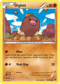 Diglett #58, XY