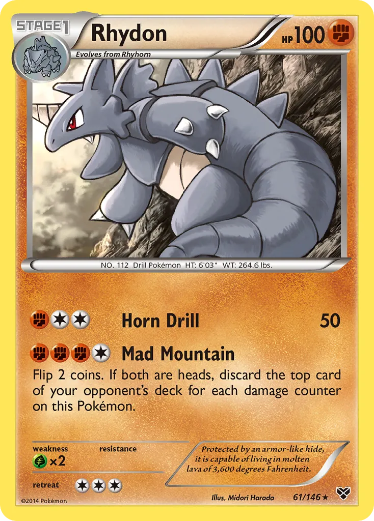 Rhydon #61, XY