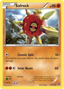 Solrock #64, Crosshatch-2014 1st Place Pokemon League