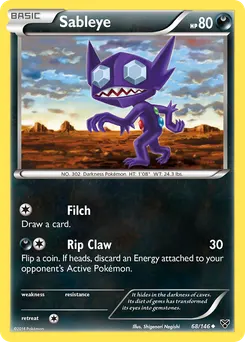 Sableye #68, XY