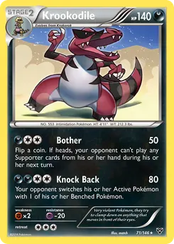 Krookodile #71, XY