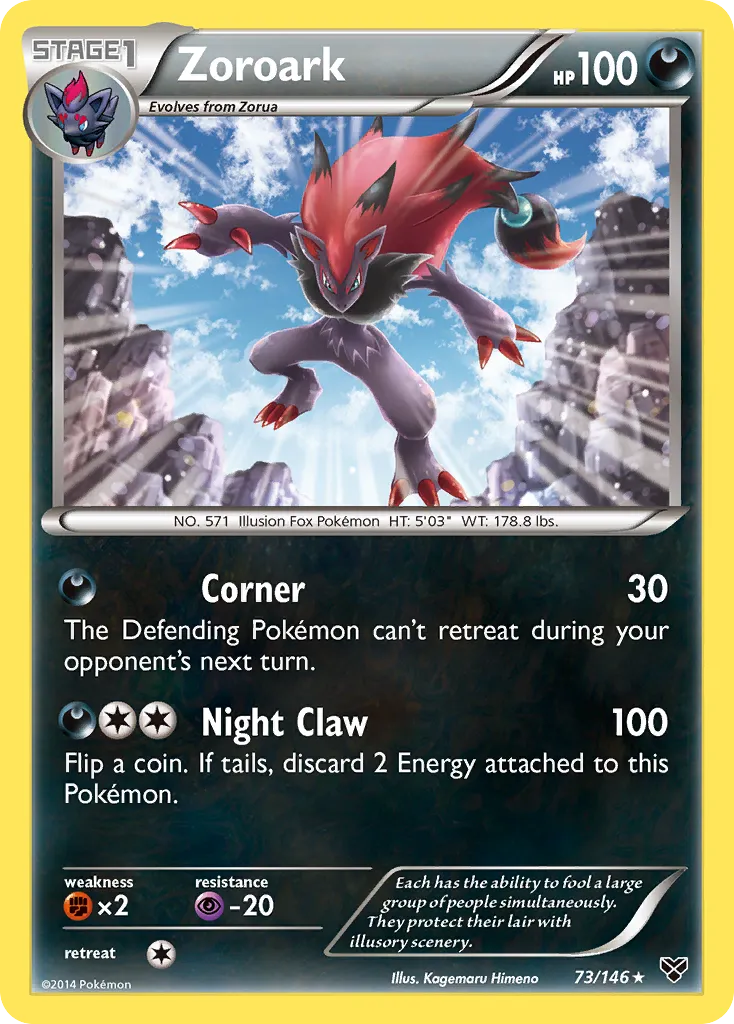 Zoroark #73, XY