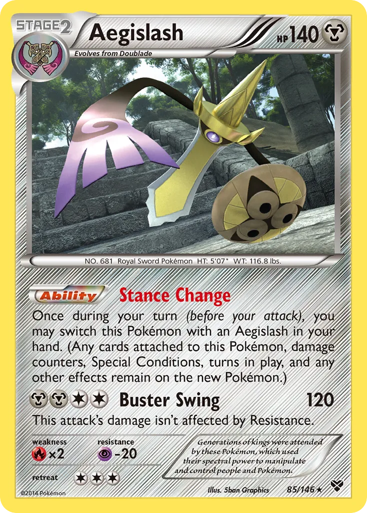 Aegislash #85, XY