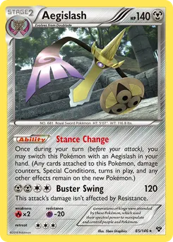 Aegislash #85, Standard