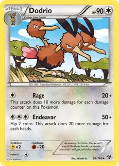 Dodrio #99, XY