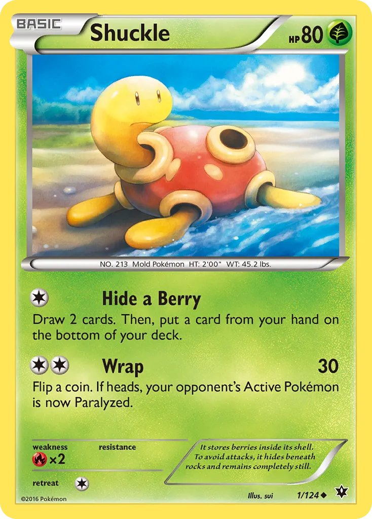 Shuckle #1, Fates Collide Reverse Foil