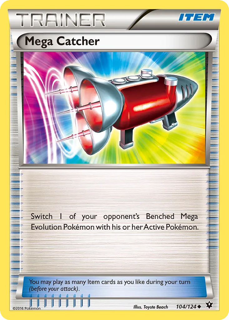 Mega Catcher #104, Fates Collide Reverse Foil