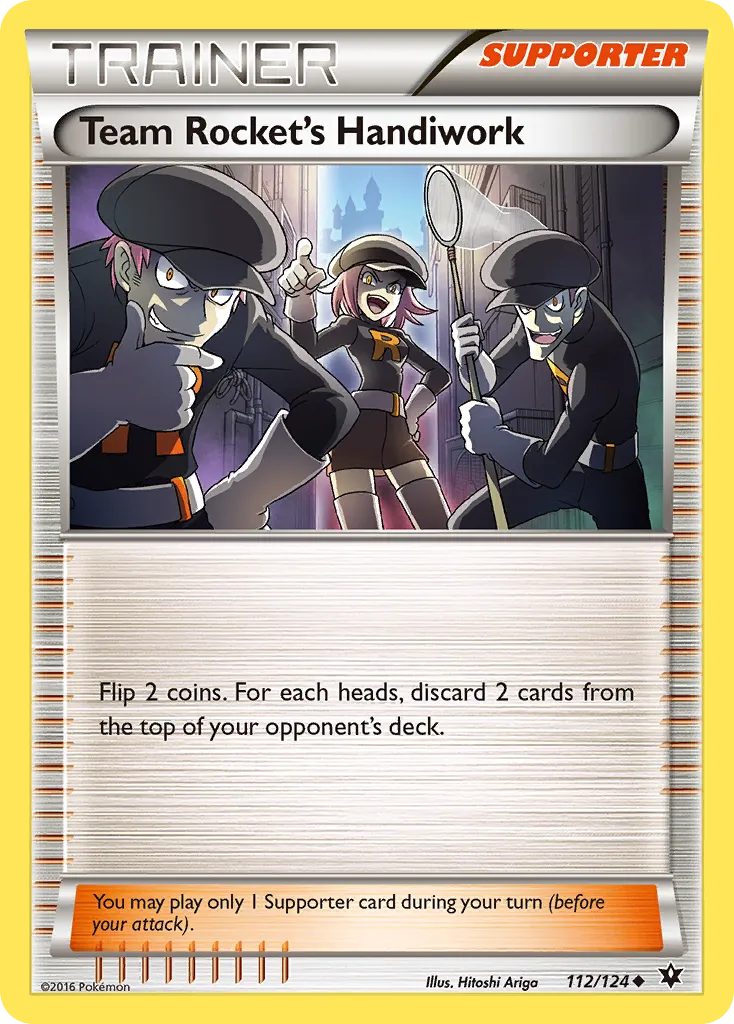 Team Rocket's Handiwork #112, Fates Collide Reverse Foil
