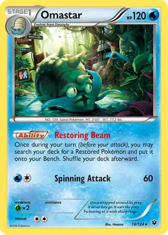 Omastar #18, Fates Collide