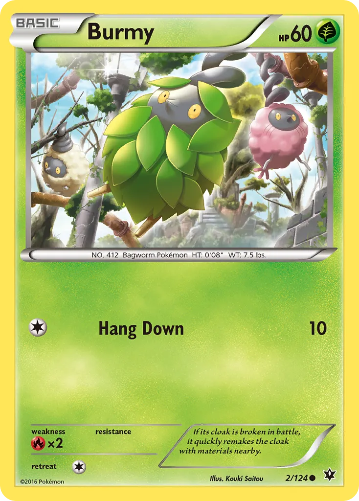 Burmy #2, Fates Collide Reverse Foil