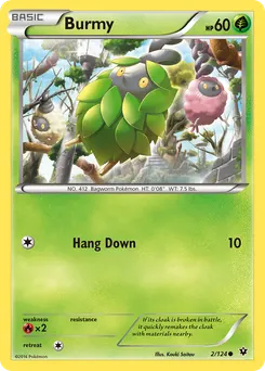 Burmy #2, Reverse Foil
