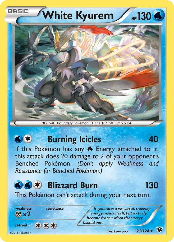 White Kyurem #21, Fates Collide