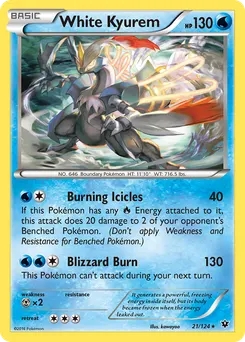 White Kyurem #21, Reverse Foil