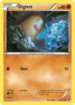 Diglett #36, Reverse Foil