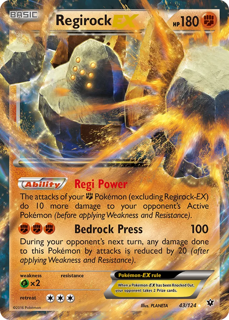 Regirock-EX #43, Fates Collide