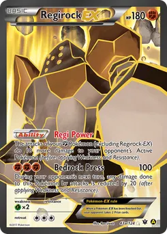 Regirock-EX #43a, Fates Collide