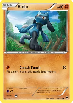 Riolu #46, Reverse Foil