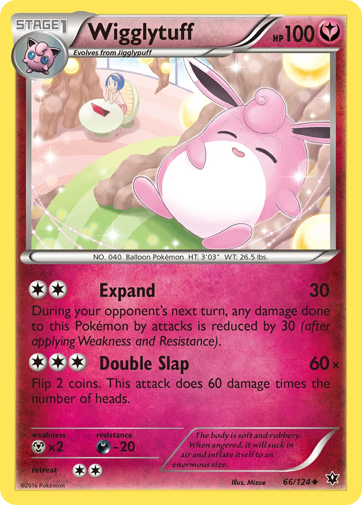 Wigglytuff #66, Fates Collide Reverse Foil