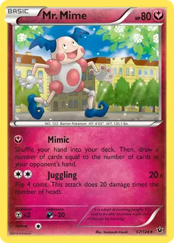 Mr. Mime #67, Reverse Foil