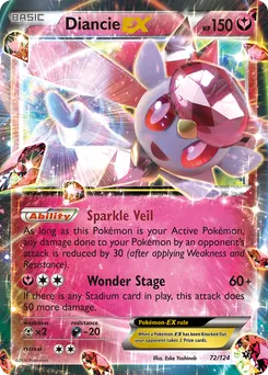 Diancie-EX #72, Standard