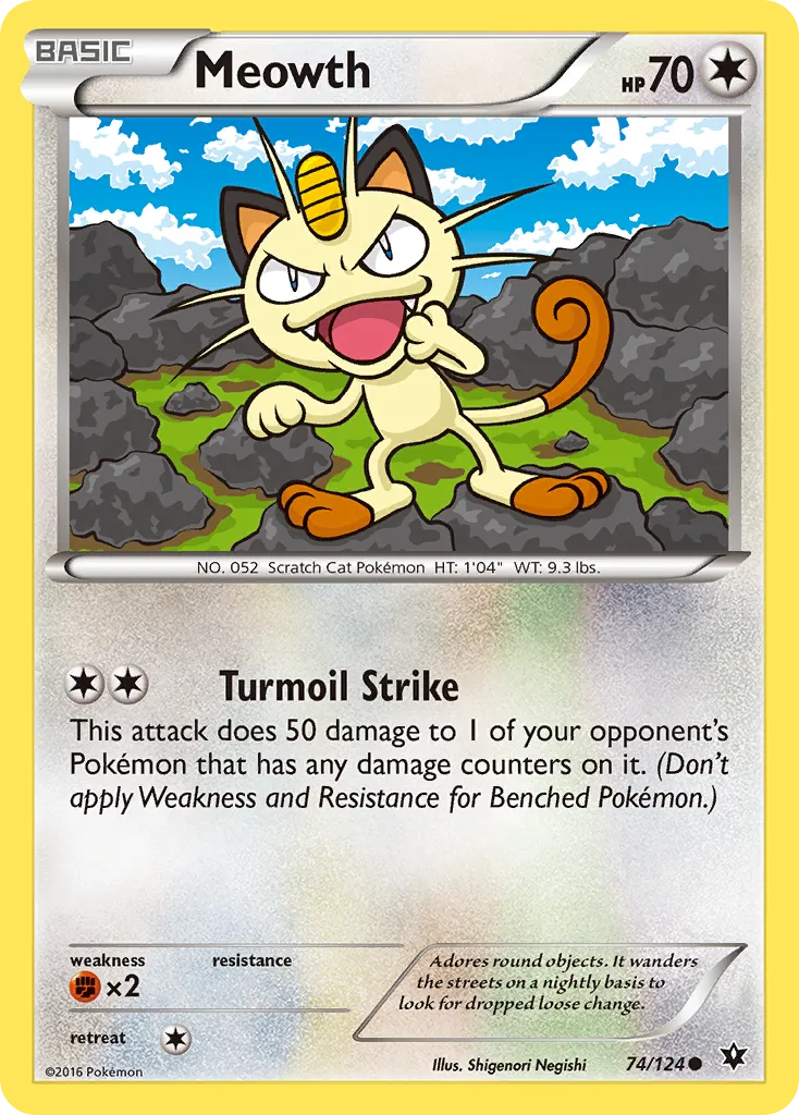 Meowth #74, Fates Collide