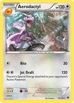 Aerodactyl #76, Reverse Foil