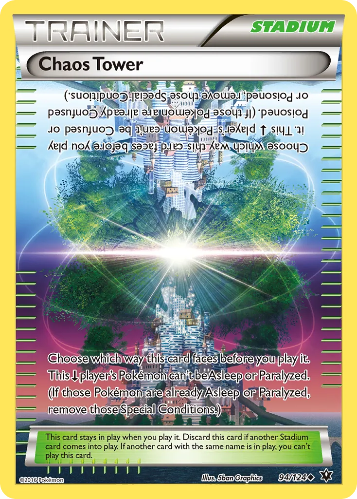 Chaos Tower #94, Fates Collide Reverse Foil