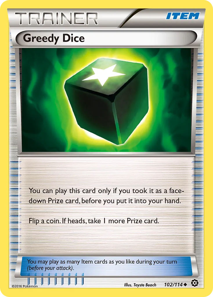 Greedy Dice #102, Steam Siege Reverse Foil