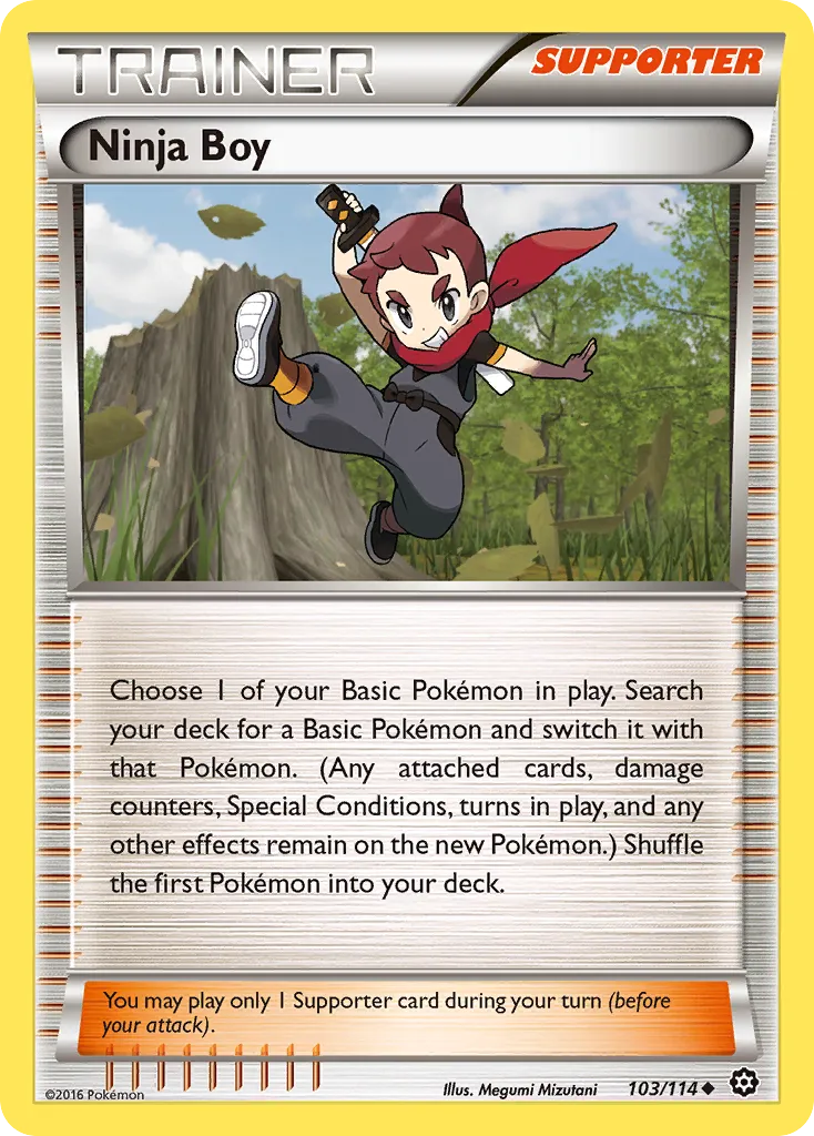 Ninja Boy #103, Steam Siege Pokemon League