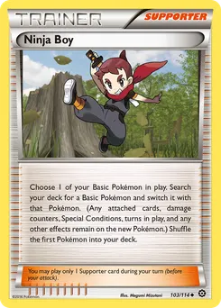Ninja Boy #103, Pokemon League