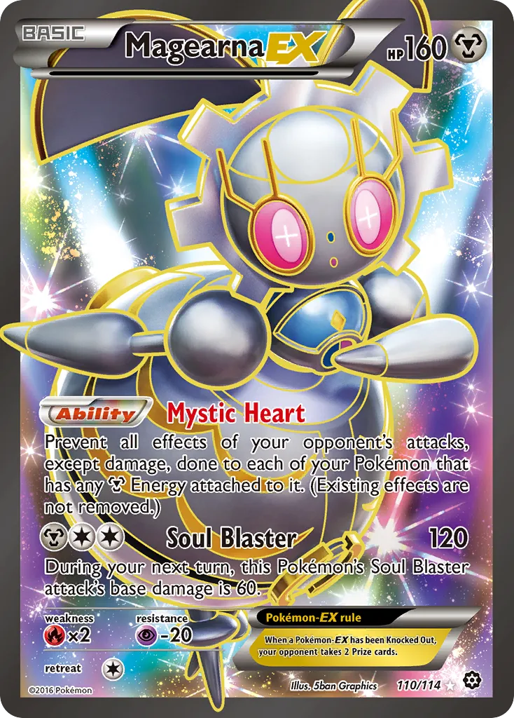 Magearna-EX #110, Steam Siege